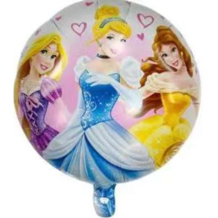 Pack de 50 Globos de Princesas Cenicientas Rapunzel Bella 18"