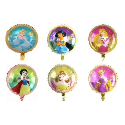 Pack de 50 Globos de Princesas de Disney 18"