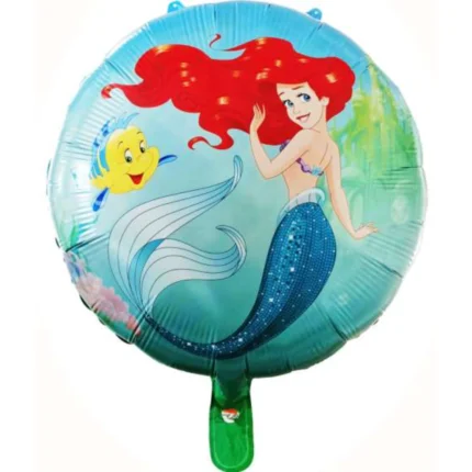Pack de 50 Globos de la Sirenita 18"