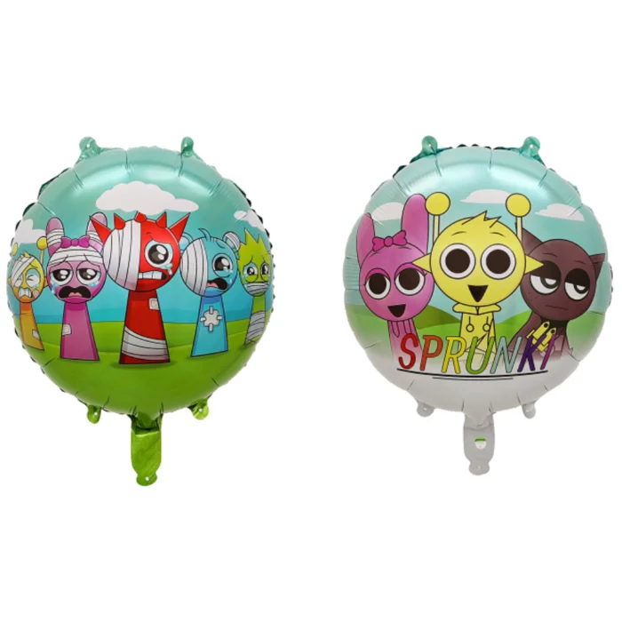 Pack de 50 Globos de Sprunkis 18" - Imagen 1