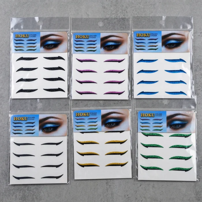 Sticker Delineador De Ojos HOKU Glitter Eyeliner - Imagen 1
