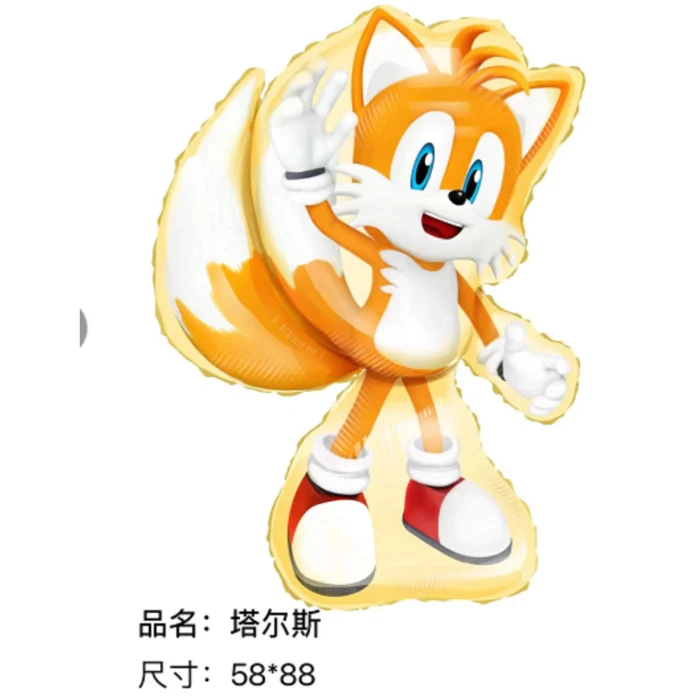Pack de 50 Globos de Tails - Imagen 1