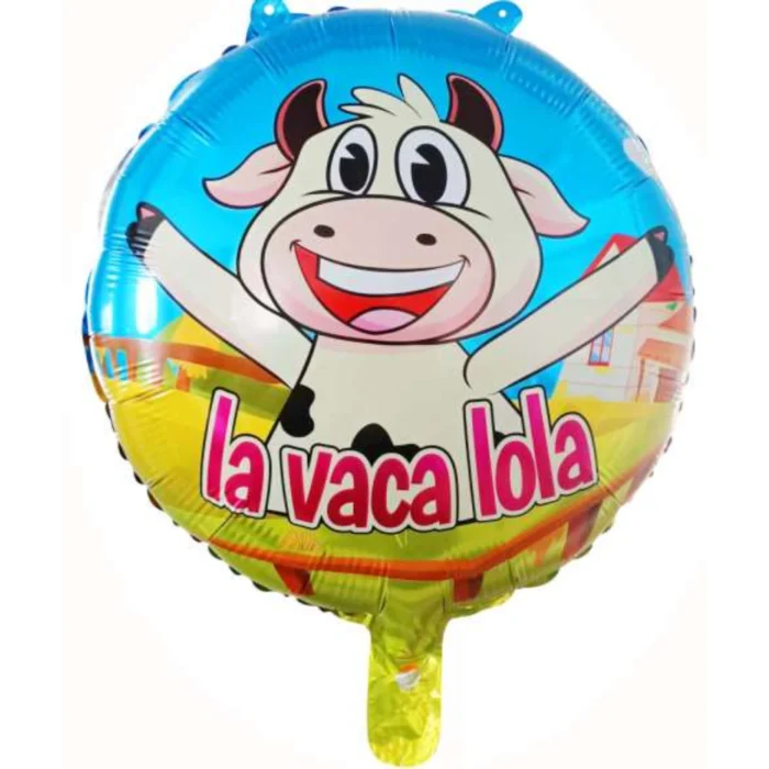 Pack de 50 Globos de la Vaca Lola 18" - Imagen 1