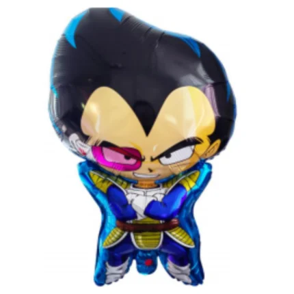 Pack de 50 Globos de Vegeta de Dragon Ball Z