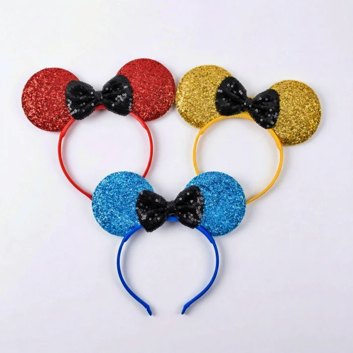 Vinchas Orejas Ratón Minnie Mouse Glitter - ¡Oferta! - Imagen 1