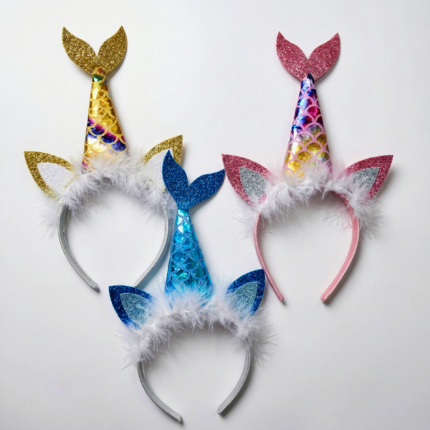 Vinchas Diademas Sirena Cola - ¡Oferta!