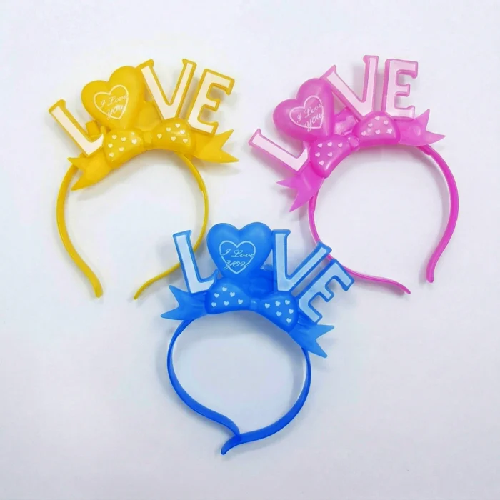 Vinchas Diademas LOVE Luminosas LED - ¡Oferta! - Imagen 1
