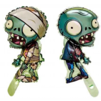 Pack de 50 Globos de Zombies de Plantas vs Zombies Mini Forma
