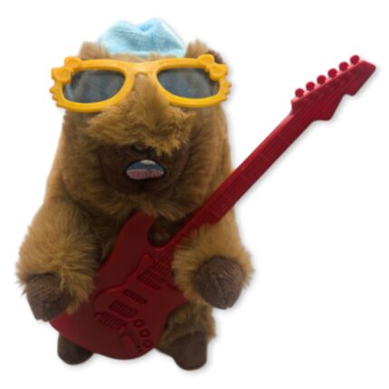 Peluche Interactivo Capibara Rock Star Canta Y Baila