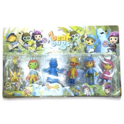 Juguetes Beat Bugs Set Completo x6 Personajes