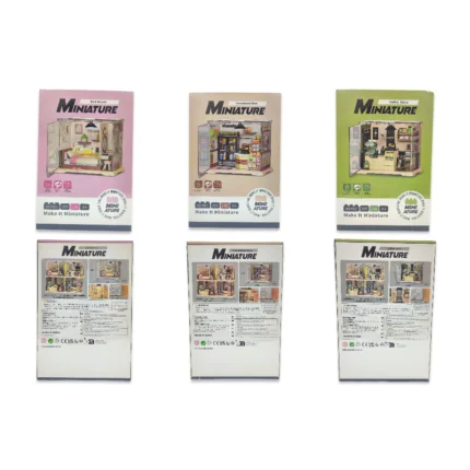 Maquetas 3D Coleccionables "Make It Miniature" Manualidades Armables
