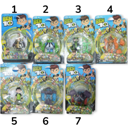 Muñecos Ben 10 Articulados: Ben Tennyson y Aliens