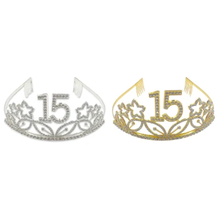 Tiara Corona 15 Años con Strass