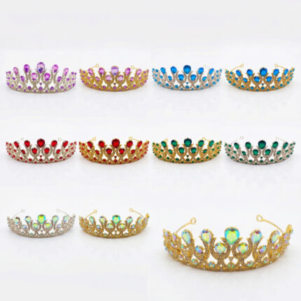 Tiaras de Fiesta Temáticas Colores Vibrantes para Disfraces y Celebraciones
