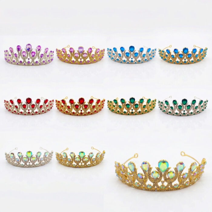 Tiaras de Fiesta Temáticas Colores Vibrantes para Disfraces y Celebraciones - Imagen 1