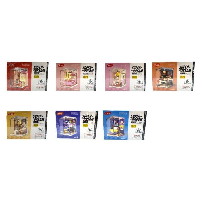 Kit DIY Casa Miniatura "Super Dream" Manualidad para Armar - Imagen 1