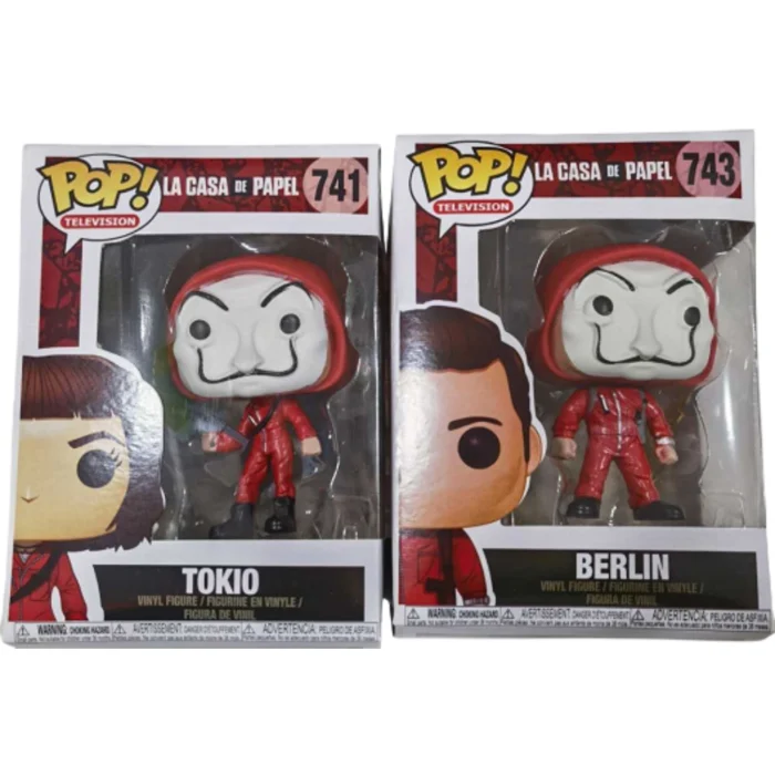 Figuras Funko Pop! La Casa de Papel: Berlin y Tokio - Imagen 1