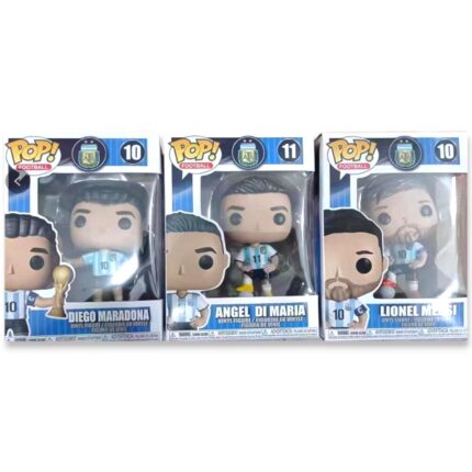 Figuras Funko Pop! Selección Argentina: Messi, Maradona y Di María