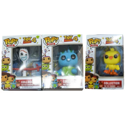 Figuras Funko Pop! Toy Story 4: Forky, Bunny y Ducky