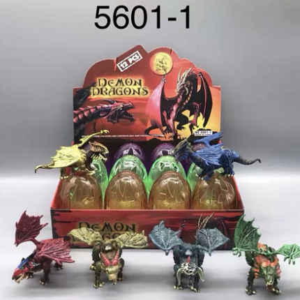 Dragones de Juguete para Armar en Huevos