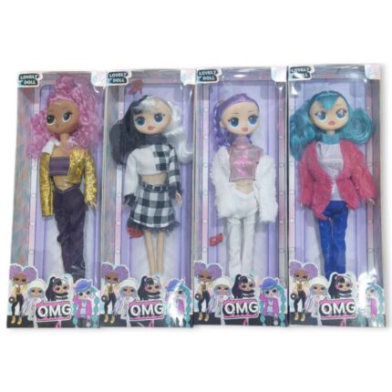 Muñecas Articuladas "Lovely Doll" Con Ropa Y Accesorios Pack