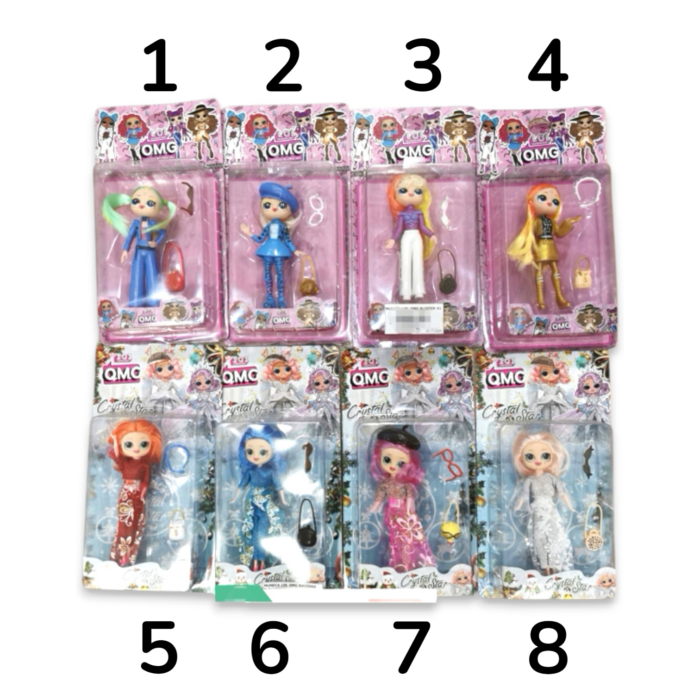 Muñecas Articuladas "QMO Crystal Star" con Accesorios - Imagen 2