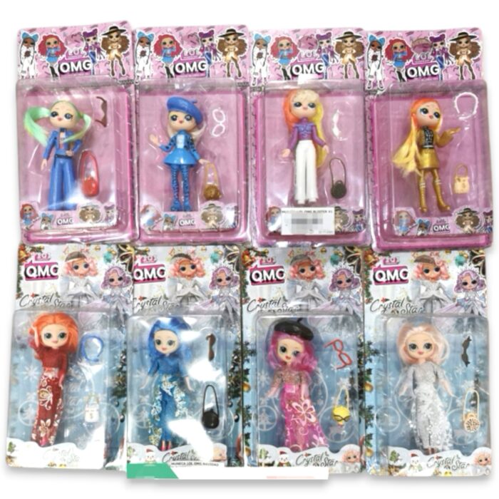 Muñecas Articuladas "QMO Crystal Star" con Accesorios - Imagen 1
