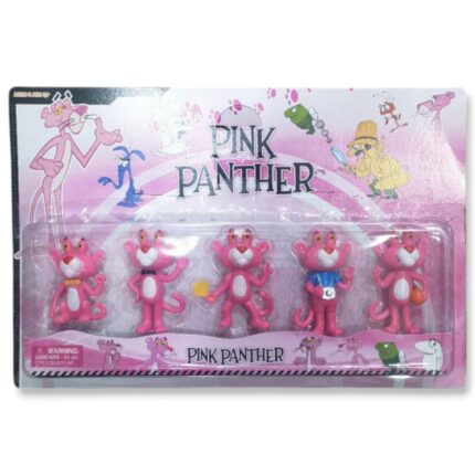Juguetes La Pantera Rosa Set x5 Figuras Clásicas de Dibujos Animados