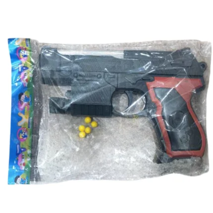 Pistola De Juguete Lanza Balines Plástico Recargable Con Laser