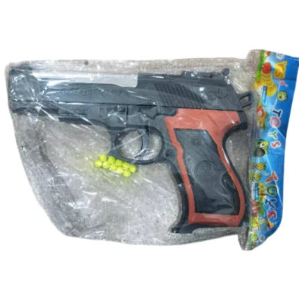 Pistola De Juguete Grande Lanza Balines Plástico Recargable