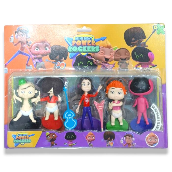 Figuras Mini Beat Power Rockers Personajes Principales - Imagen 1