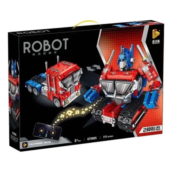 Robot Transformer a Control Remoto Optimus Prime - 771 Ladrillos - Imagen 1
