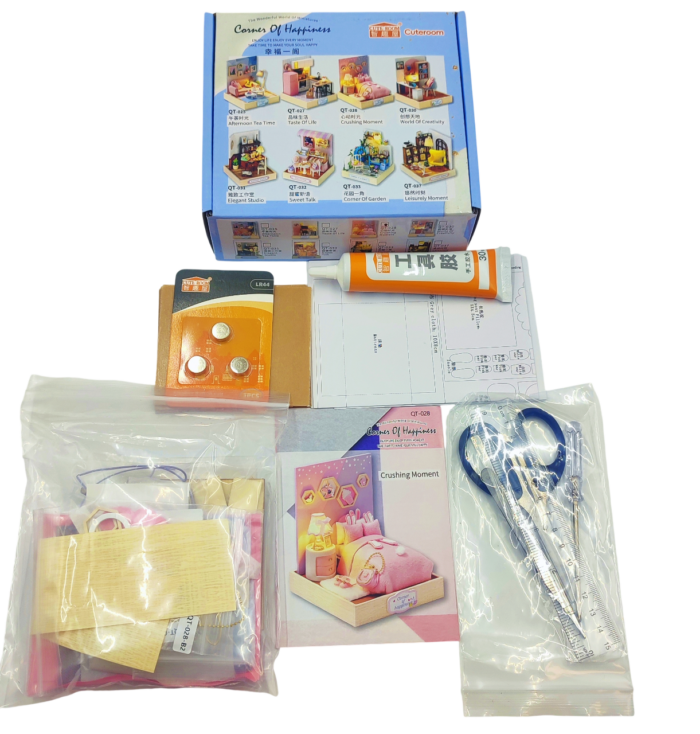 Set Colección "Corner of Happiness" | 6 Kits Miniatura DIY Cuteroom (QT-025 a QT-037) - Imagen 2