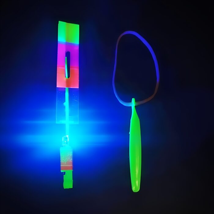 Helicóptero Flecha Volador con Luz LED y Lanzador x 50 Unidades - Imagen 2