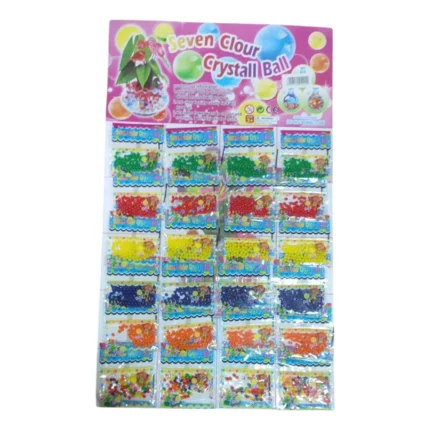20 Paquetes Bolitas Mágicas de Gel que Crecen en Agua Multicolor