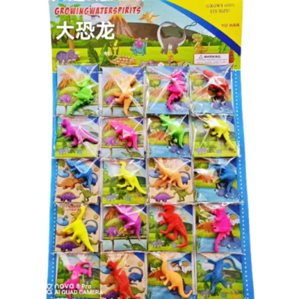 Dinosaurios de Hidrogel: Crecen 600% en Agua