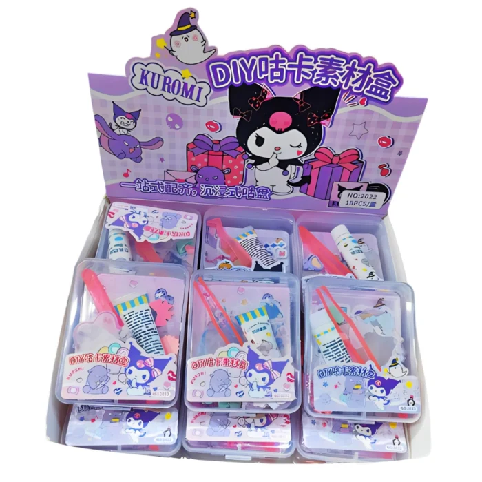 Kit Manualidades Guka DIY Kuromi Sanrio: Set Completo Decoración Llaveros - Imagen 1