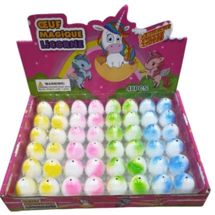 48 Huevos Mágicos Unicornio que Crecen en Agua