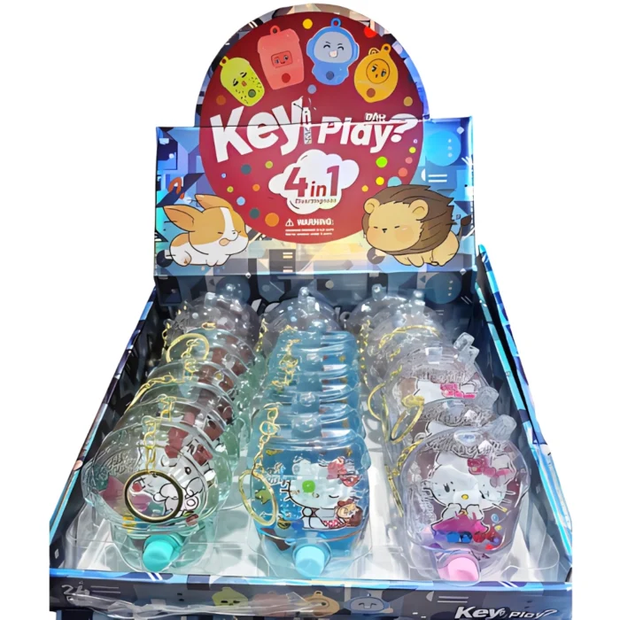 Llavero Juego de Agua Hello Kitty "Key Play?" con Glitter - Imagen 1