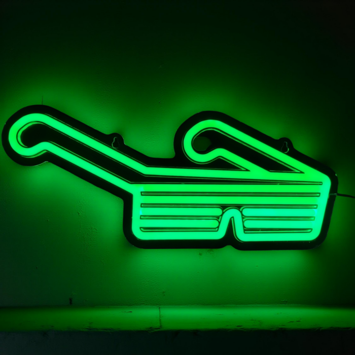 Gafas de Neón LED con Obturador / Shutter - Fiestas, Raves y DJ - Imagen 1