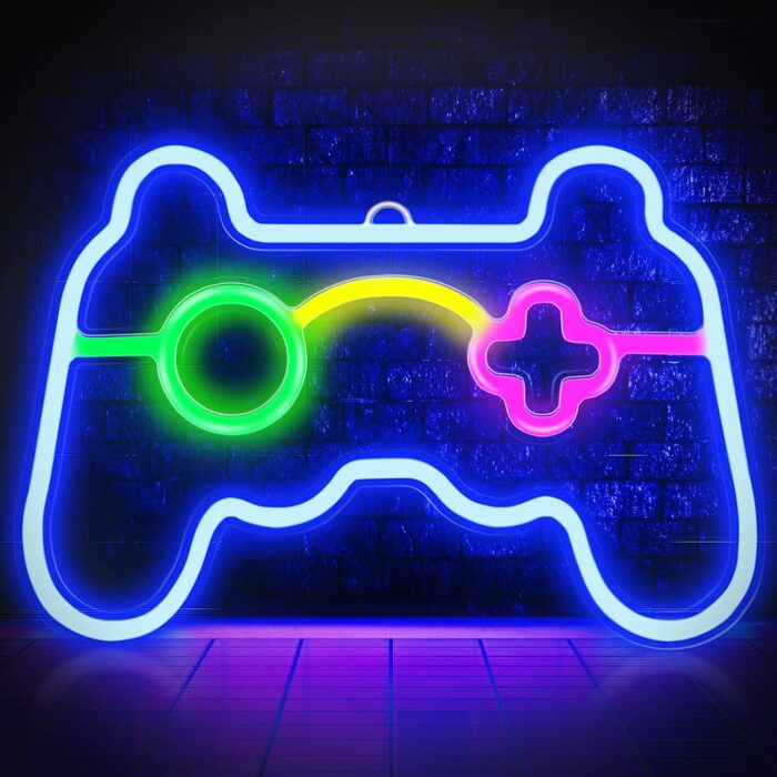Letrero Neón LED Gamepad - Decoración para Habitación Gamer / Sala de Juegos - Imagen 1