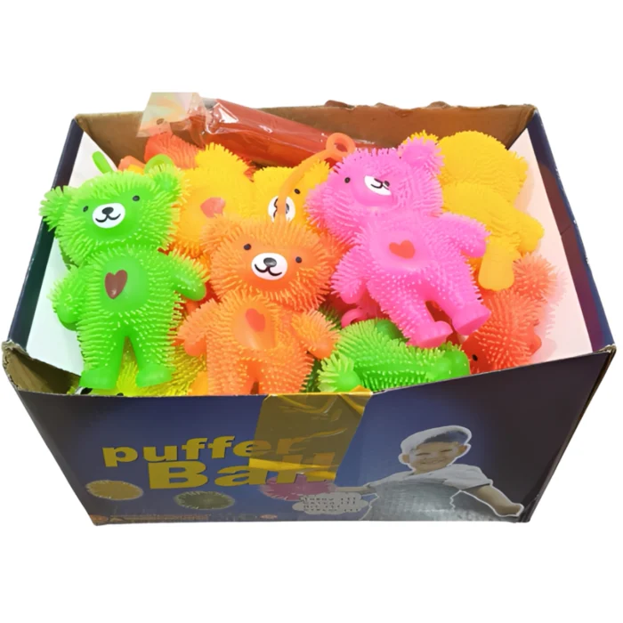 Juguete Antiestrés Sensorial Novedoso Oso (Puffer Ball) - Imagen 1