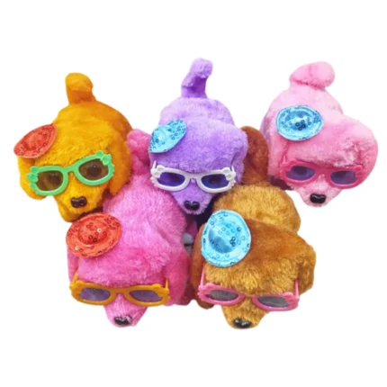 Perrito de Peluche Interactivo Camina, Ladra y Tiene Luz