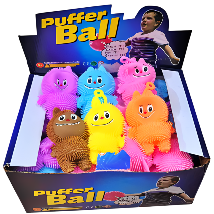 Figuras Puffer Ball Monstruos Labubu Antiestrés y Sensoriales - Imagen 1