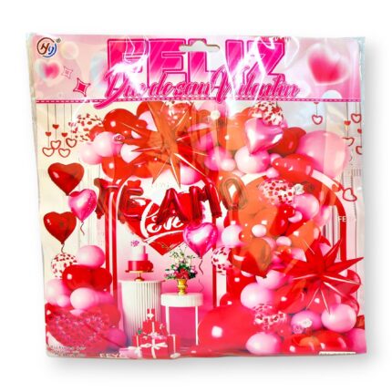 Combo Grande de Globos "Te Amo" Decoración San Valentín Aniversario