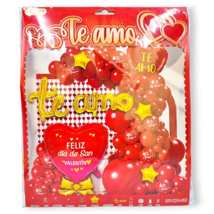 Combo Grande de Arco/Guirnalda de Globos Romántico Día de los Enamorados