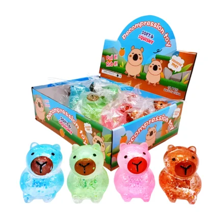 Juguete Squishy Antiestrés Capibara Brillante