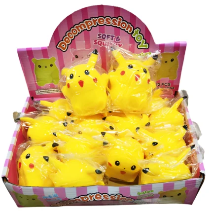 Juguete Squishy Antiestrés Pikachu Pokémon