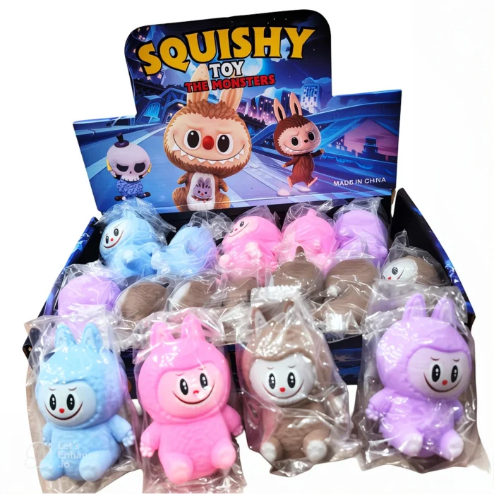 Juguetes Squishy Antiestrés Figuras Labubu - Imagen 1