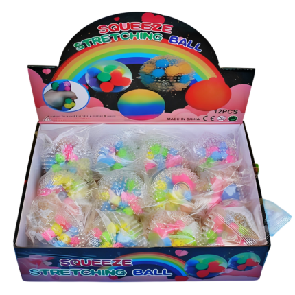 Juguete Squishy Antiestrés Bola con Pinchos "Squeeze Stretching Ball"